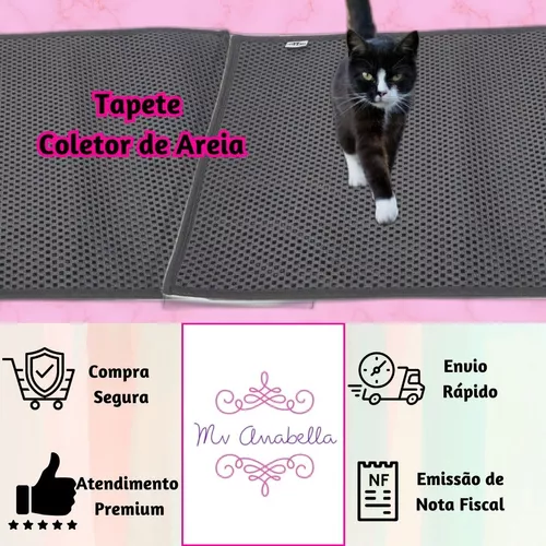 Tapete Higiênico Coletor Caixa De Areia - Gatos